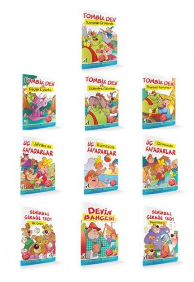 Çıkartmalı Masallar (10 Kitap Takım)