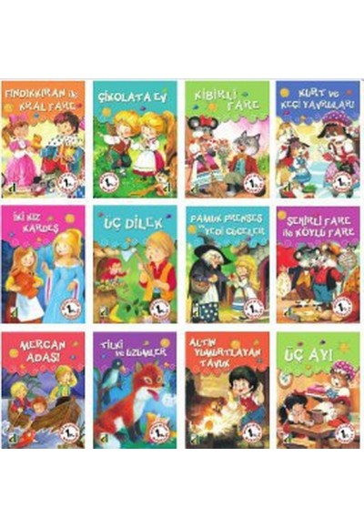 Mesaj Veren Masallar Seti (12 Kitap)