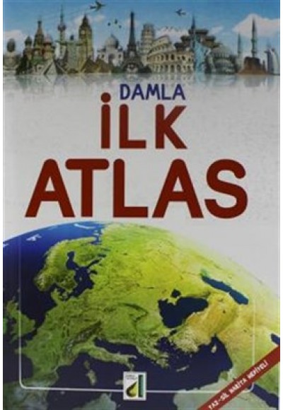 Damla İlk Atlas (Yaz Sil Harita Hediyeli)