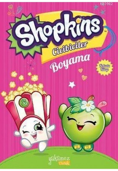 Shopkins Cicibiciler Boyama Kitabı-Pembe