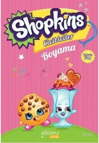 Shopkins Cicibiciler Boyama Kitabı-Açık Pembe