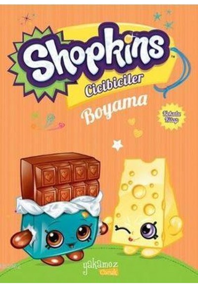 Shopkins Cicibiciler Boyama -Turuncu