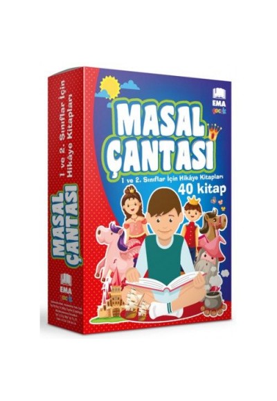 Masal Çantası 1. ve 2. Sınıflar İçin Hikaye Kitapları (40 Kitap Takım)