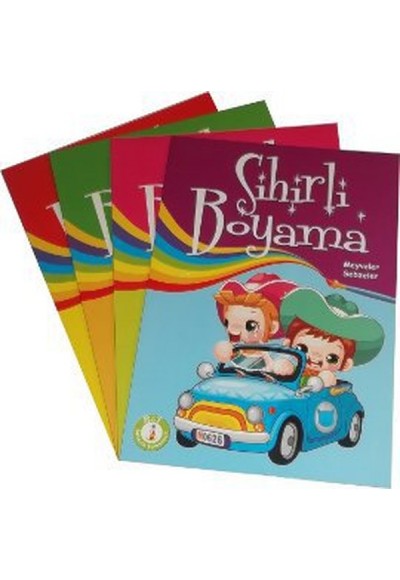 Sihirli Boyama - 4 Kitap Takım