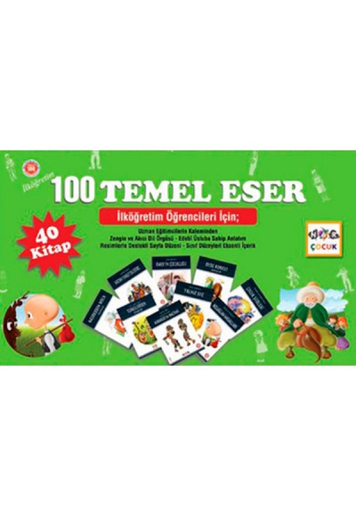 İlköğretim 100 Temel Eser Seti 40 kitap