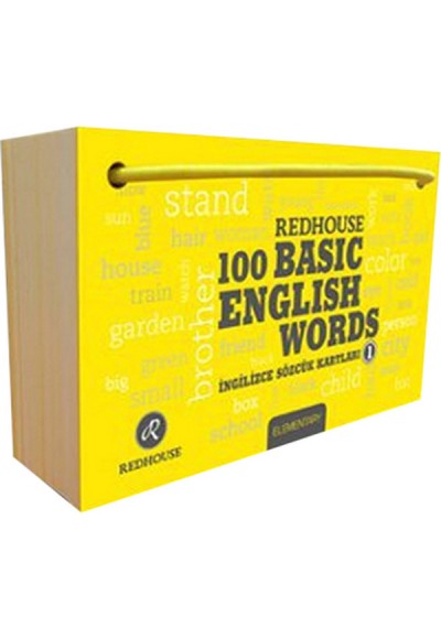 Redhouse 100 Basic English Words -1 (İngilizce Sözcük Kartları)