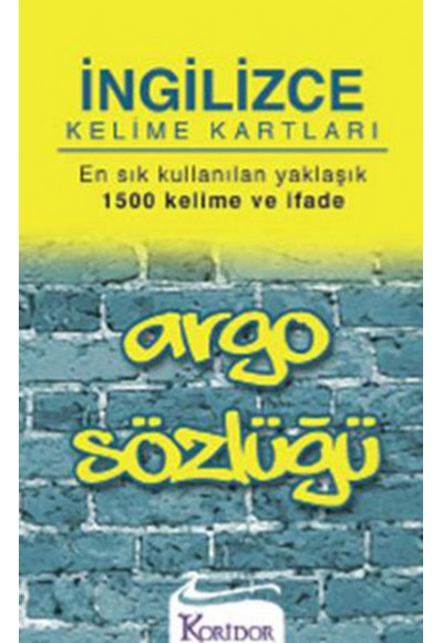 Argo Kelime Kartları (İngilizce)