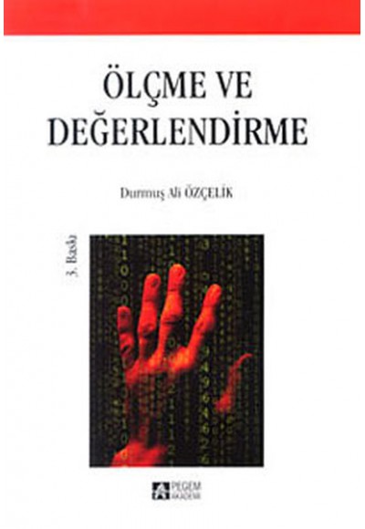 Ölçme ve Değerlendirme / Durmuş Ali Özçelik