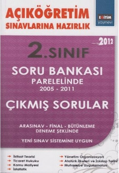 2. Sınıf Açıköğretim Sınavlarına Hazırlık