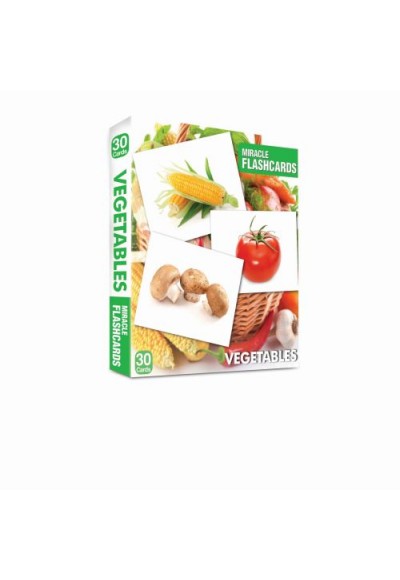 Vegetables Miracle Flashcards (30 Cards)