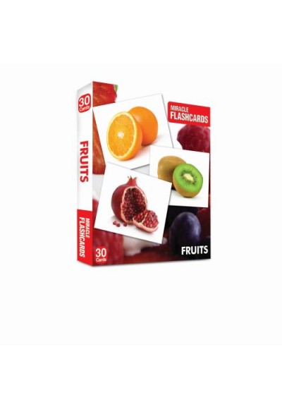 Miracle Flashcards Fruits (30 Cards)