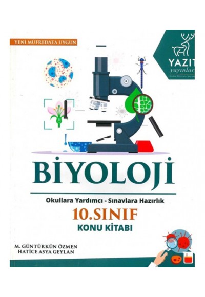 Yazıt 10. Sınıf Biyoloji Konu Kitabı (Yeni)