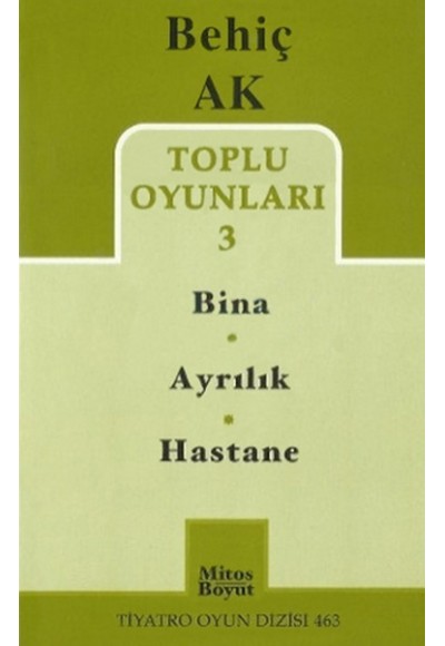 Toplu Oyunları -3 / Bina - Ayrılık  - Hastane