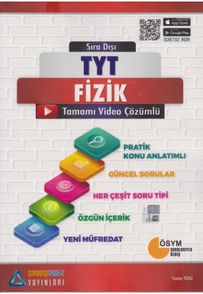 Sıradışı Analiz TYT Fizik Tamamı Çözümlü Konu Özetli Soru Bankası (Yeni)