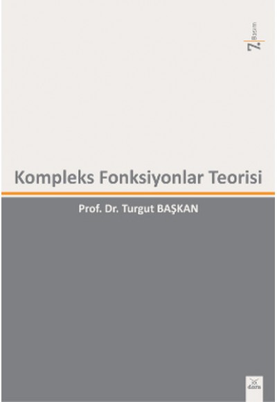 Kompleks Fonksiyonlar Teorisi