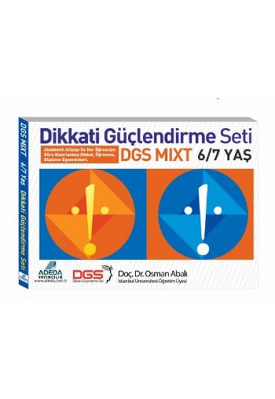 Dikkati Güçlendirme Seti Mixt 6 - 7 Yaş (1 Kitap)