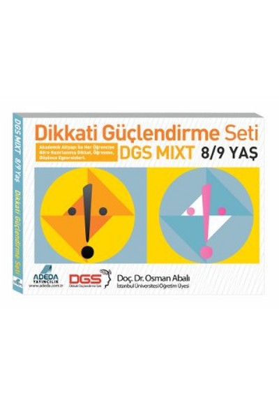 Dikkati Güçlendirme Seti Mixt 8 - 9 Yaş (1 Kitap)