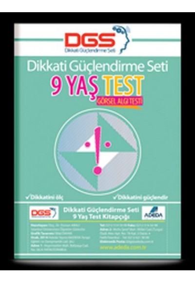 Dikkati Güçlendirme Seti 9 Yaş Test