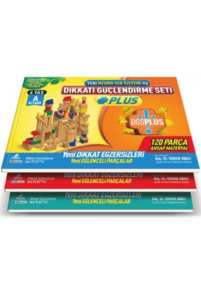 Dikkati Güçlendirme Seti Plus 6 Yaş Kitap