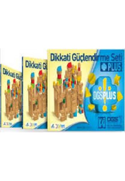 Dikkati Güçlendirme Seti Plus 7 Yaş (3 Kitap)