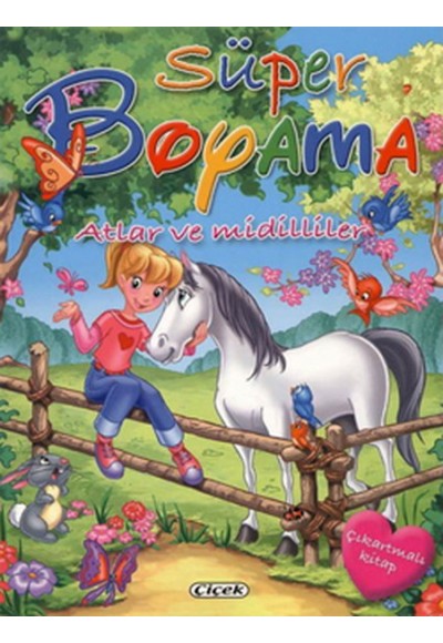 Süper Boyama  Atlar Ve Midilliler