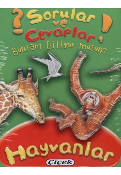 Sorular Ve Cevaplar Kart Hayvanlar