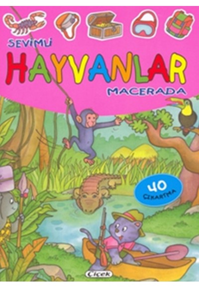 Sevimli Hayvanlar Macerada - 40 Çıkartma