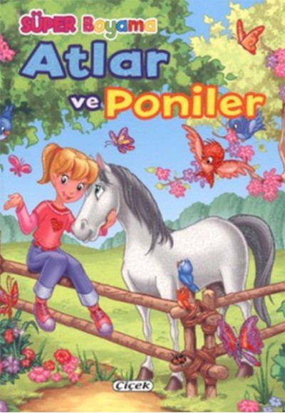 Süper Boyama-Atlar Ve Poniler-2