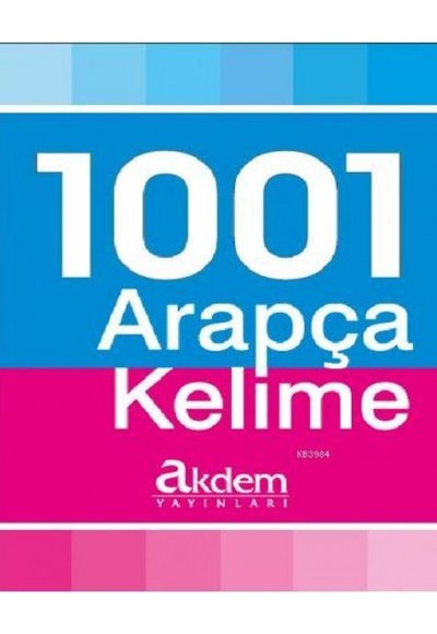 1001 Arapça Kelime Kartelası