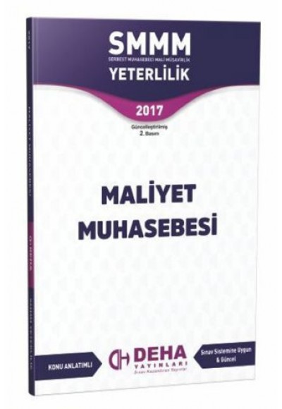 SMMM Yeterlilik Maliyet Muhasebesi