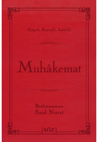 Muhakemat (Büyük Boy - İki Renkli)