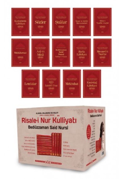Risale-i Nur Külliyatı (Büyük Boy, 2 Renk, 14 Kitap Takım)