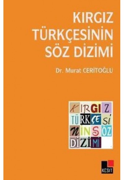 Kırgız Türkçesinin Söz Dizimi