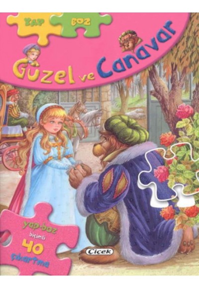 Güzel Ve Canavar  Yap-Boz Çıkartmalı Masallar 2