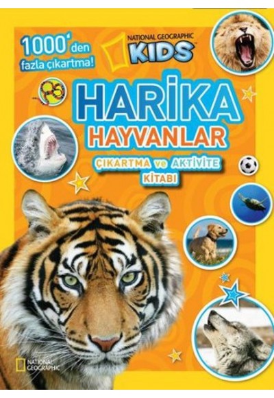 National Geographic Kids - Harika Hayvanlar Çıkartma ve Aktivite