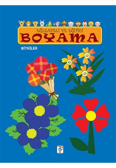 Eğlenceli ve Eğitici Boyama - Bitkiler