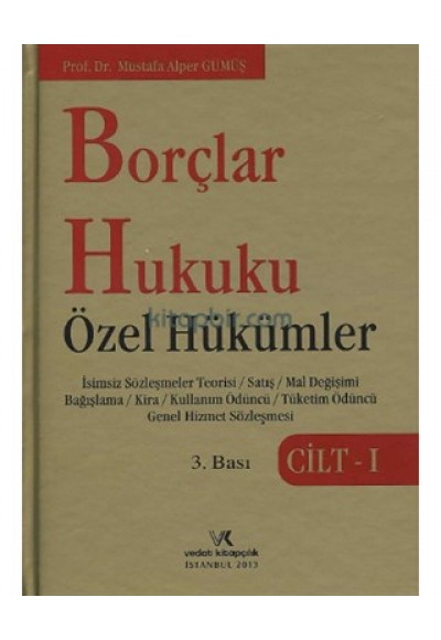 Borçlar Hukuku Özel Hükümler (Cilt-1)