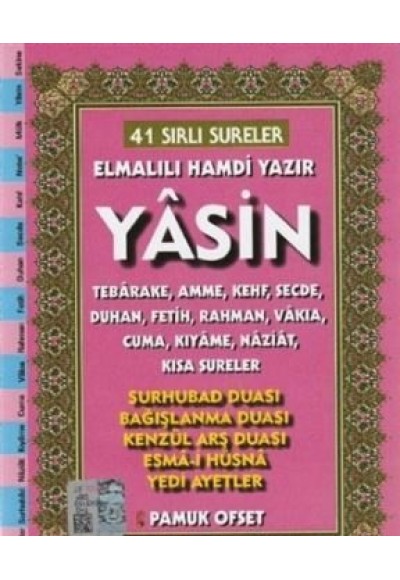 41 Sırlı Sureler Yasin Tebareke Amme Duhan (Büyük Boy) (Yas-226)