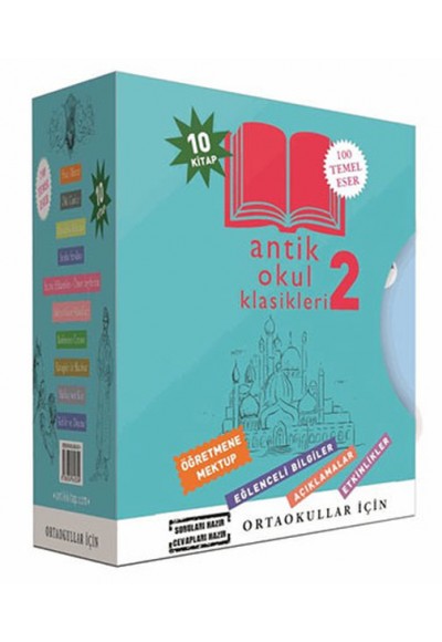 Antik Okul Klasikleri Set 2 - 10 Kitap Takım