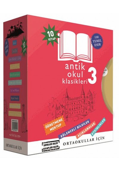 Antik Okul Klasikleri Set 3 - 10 Kitap Takım