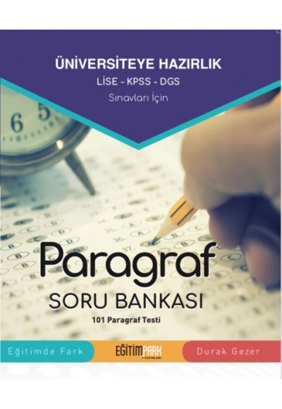 Eğitim Park Lise Paragraf Soru Bankası (33,00 TL İADESİZ)