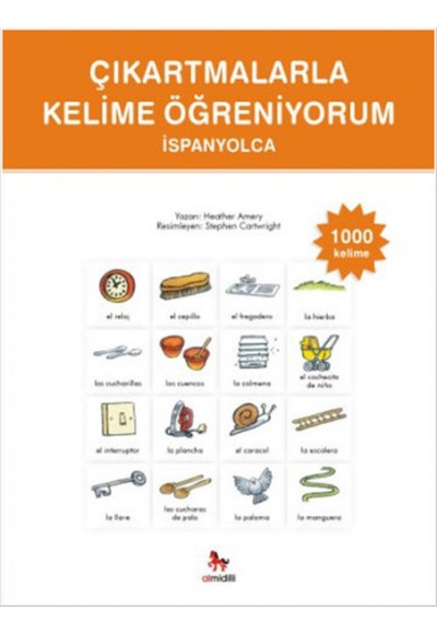 Çıkartmalarla Kelime Öğreniyorum - İspanyolca 1000 Kelime