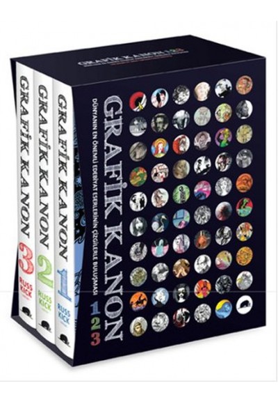 Grafik Kanon (3 Cilt)  Dünyanın En Önemli Edebiyat Eserlerinin Çizgilerle Buluşması