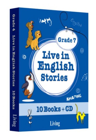 Grade 7 - Live in English Stories (10 Books CD)