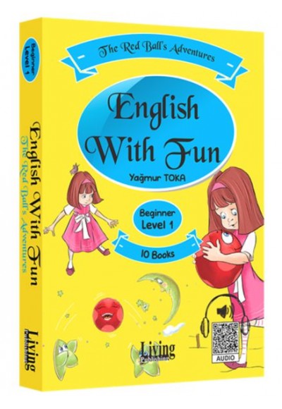 English With Fun Level 1 - 10 Kitap - The Red Ball’s Adventures