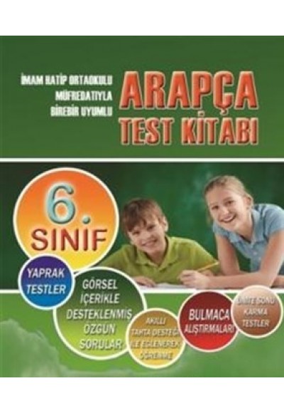 6. Sınıf Arapça Test Kitabı  İmam Hatip Lisesi Müfredatıyla Birebir Uyumlu