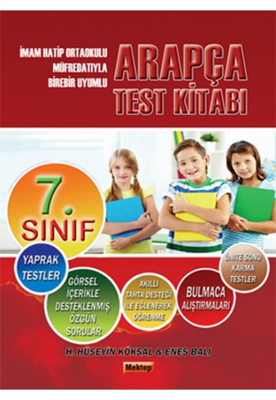 7. Sınıf Arapça Test Kitabı  İmam Hatip Lisesi Müfredatıyla Birebir Uyumlu