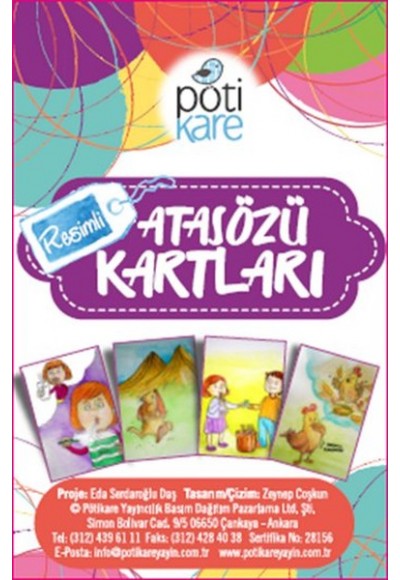 Resimli Atasözü Kartları