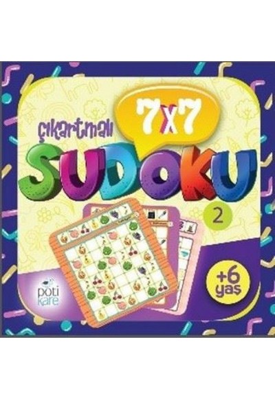 7 x 7 Sudoku - 2 (Çıkartmalı)