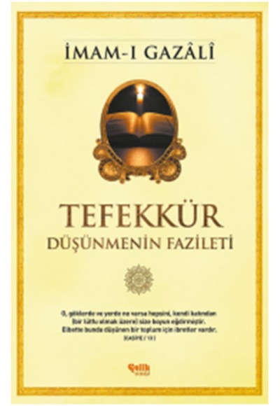 Tefekkür  Düşünmenin Fazileti